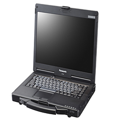 CF-53 - ноутбук Panasonic с дисплеем 14” и встроенным DVD-RW приводом, весит 2,64 кг и работает от аккумулятора до 10 часов Panasonic Toughbook CF-53 mk1 фото, купить, цена, магазин